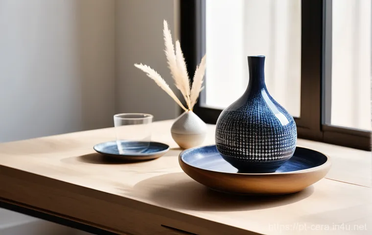 세라믹 공예 분야 진로 탐색 - **Prompt:** A cozy, sun-drenched ceramics studio, alive with the creative process. A skilled female ... 세라믹 공예 분야 진로 탐색 - **Prompt:** A cozy, sun-drenched ceramics studio, alive with the creative process. A skilled female ...