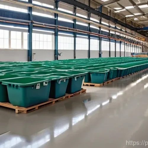 Home 26 세라믹 기술 교육 현황 - **Sustainable Ceramic Factory in Portugal**
A bright, expansive interior of a modern ceramic fac...