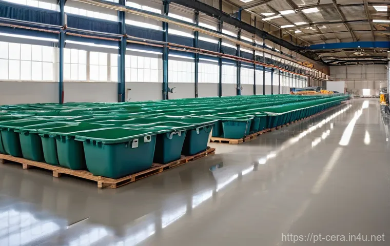 세라믹 기술 교육 현황 - **Sustainable Ceramic Factory in Portugal**
A bright, expansive interior of a modern ceramic fac...