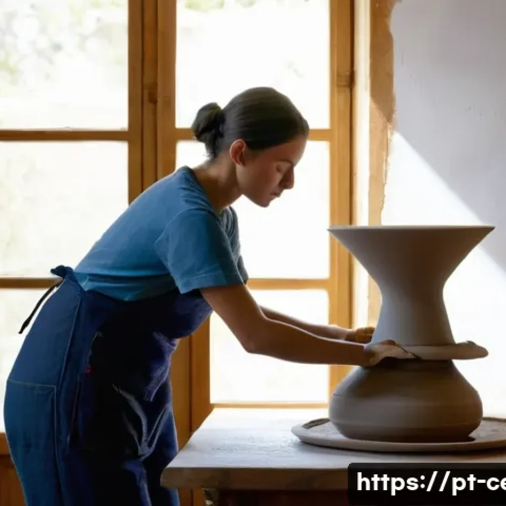 미술세라믹 최신 기술 동향 - **"The Digital Clay Revolution in Portugal"**
A bright, contemporary Portuguese ceramic studio. ...